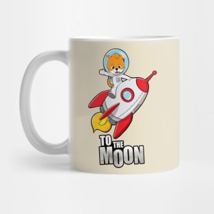 Shiba Inu to the moon Mug